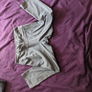 Reebok Charcoal 3/4 leggings